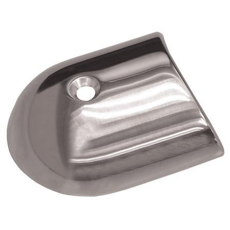 Taco Marine Polished Stainless Steel 2-19/64 Rub Rail End Cap F16-0091